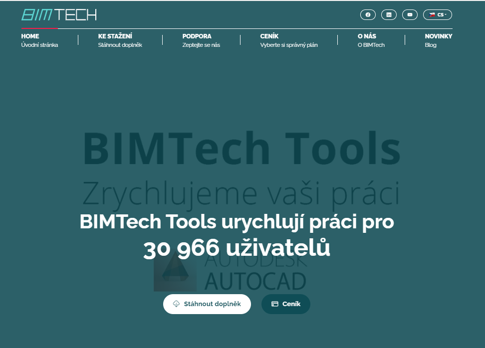 Nové webové stránky BIMTech.cz jsou online!